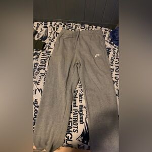 Nike Gray Sweatpants Comfortable Cotton Blend Joggers